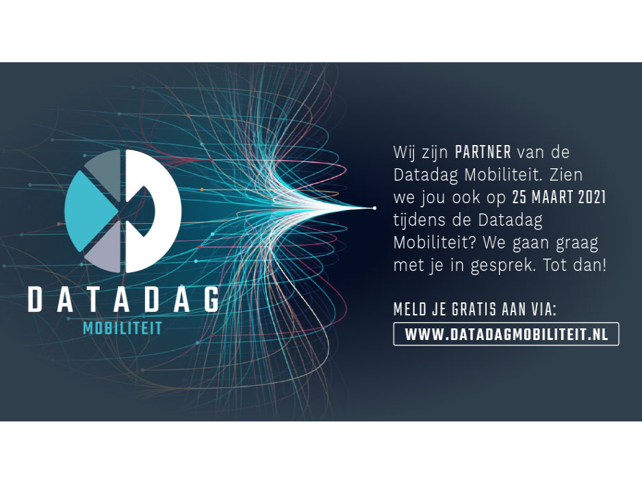 Ontmoet ons op 25 maart op de Datadag Mobiliteit!